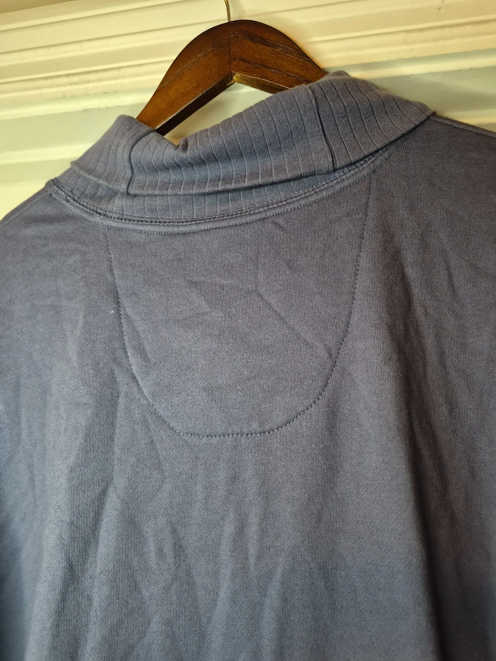 Scandia Woods Men’s Grayish Blue Pullover Sweatshirt Large